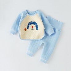 STARDOOR 孩童無肩縫卡通圖案長袖上衣+長褲