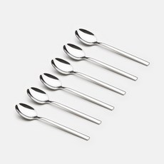 Eastmark Sophie 不鏽鋼茶匙 6件組, 單品, 6個, 銀色