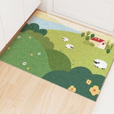 AFAMIC 艾法 可剪裁玄關腳踏墊 絲圈印花地墊