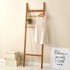 YEDAUM 實木梯形衣架 掛衣架型, 棕色