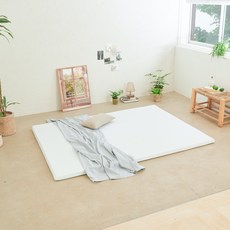 지누스 냉감 메모리폼 토퍼, 5cm