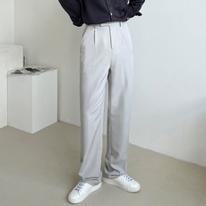 남성용 디스페로 데일리 사계절 세미 와이드 링클프리 슬랙스