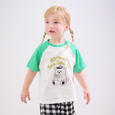 mollimelli 兒童透氣椰子熊拉克蘭T恤