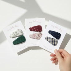 布料滴答夾 3款 x 2入組