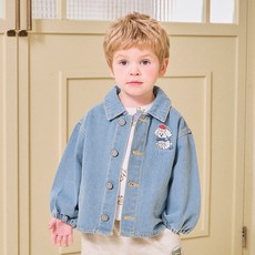 mollimelli 童款New Molli Puppy牛仔襯衫夾克