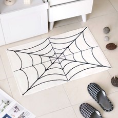 까사베르데 코브 벨기에 웹 코튼 핸드메이드 발매트, 아이보리