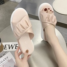 뮤베아 여성용 통굽 캐주얼 슬리퍼 WS281