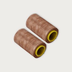 初學者適用編織蠟線 1mm*220m, 淺褐色, 2個