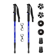 P31戶外防滑登山杖組, 02 藍色