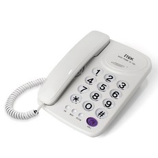 艾德克斯家庭辦公室呼叫燈適用於商店固定電話家庭電話, IK-100(白色)