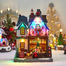 Modern House 聖誕老人的玩具店行動音樂盒, 1個, 混色