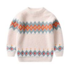 Crystal House兒童款Aura蓬鬆柔軟毛衣 T252