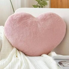 아트조이 따뜻함을 전하며 포근하게 안아주는 폭신 하트 쿠션, 로즈