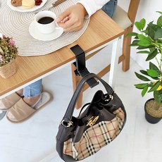 HICKIES 咖啡廳 辦公室 補習班 書桌 折疊 包包 耳機掛架, 黑色, 1個