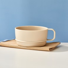 Modern House 韓國製 兒童安全可微波大碗 550ml, 1個, 復古象牙白