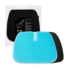 Dailygongam 軟坐墊, 坐墊套 黑色 + 坐墊 藍色, 1個