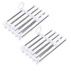 Selection 雙掛鉤裙褲架, 白色, 2個