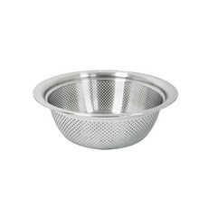 accademia mugnano 義大利am 304不鏽鋼篩網攪拌濾網籃米篩, 銀色