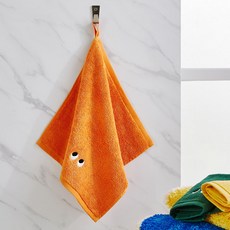 모던하우스 아이팝 핸드타월 34 x 34 cm 65g, 1개, ORANGE