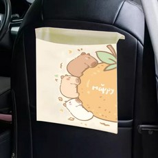 어반카 차량용 무지 캐릭터 일회용 쓰레기봉투 100p, 카피바라, 1세트