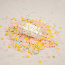 파티짱 플라워샤워 축포 컨페티, 옐로우믹스, 1개