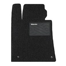 HL만도 컬러풀 와이드 볼륨쿠션 코일카매트 운전석, 현대 소나타 DN8 2019년 3월~2023년 4월, 블랙