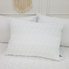 보몽드 지그재그 베개커버