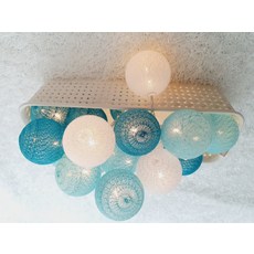 Vivacell 花圈聖誕 LED 棉球 40 個, 綠色, 1個