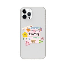 日記貼紙透明果凍手機殼