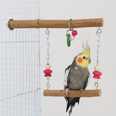 Qilci 鸚鵡玩具鞦韆, 1個, 混合顏色