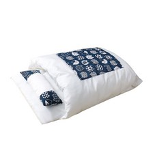 寵物保暖毯睡袋, 藍色