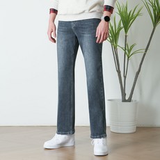 BLUEForce 男款 Leisureson 直筒彈性丹寧牛仔褲