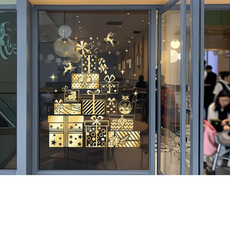 Greentail 窗戶聖誕裝飾貼紙, 款式2