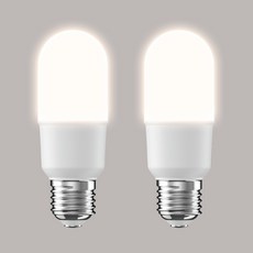 LED 삼파장 대체형 플리커프리 스틱전구 KDT-JT 10W, 전구색, 2개 전구색, 2개