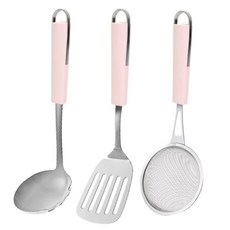 GENIAL Swan C型面勺+斜腿架+行走網套, 粉色