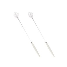 Bogen Montblanc 艾菲爾迷你緞面攪拌器, 白色, 2個