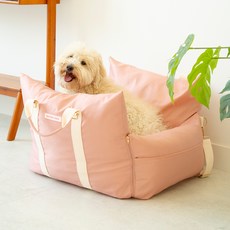 七寵 貓狗雲朵寵物汽車安全座椅, 1個, ROSE PINK