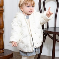 Tartine et Chocolat 童款刺蝟刺繡保暖鋪棉外套