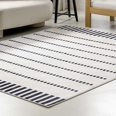 러움 모노라인 자카드 러그