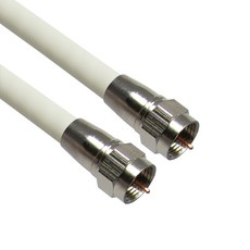 國產天線電視白色同軸手工電纜, MLZ-WRF020(2m)