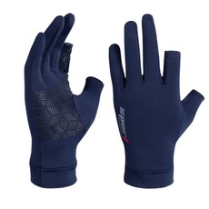 팅올 핑거 포인트 낚시 장갑 양손 착용, 네이비