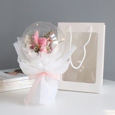 MORIANN 燈泡氣球花束, 粉色