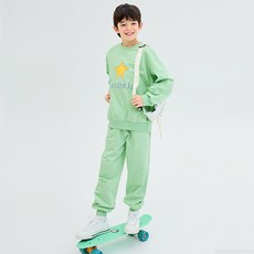 unifriend 童款閃亮9分迷你Juri大學T上下套裝