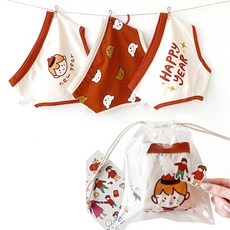 ZYZ 2S BUCK 男童快樂年份三角內褲3件組 + 收納袋組合