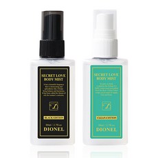 Dionelle Secret Love身體噴霧 黑色版+清淨棉花, 1套, 80毫升