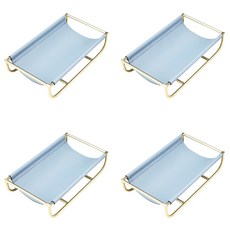 인테리어 오거나이저 철제 선반 블루 YT_RA956, 4개