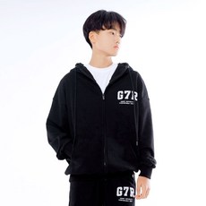 고스트리퍼블릭 아동용 G7R 아치드 오버핏 쭈리 후드집업 JHZ-J271