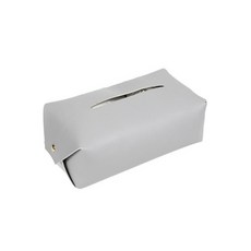 You & Me 簡約PVC皮革面紙盒, 灰色