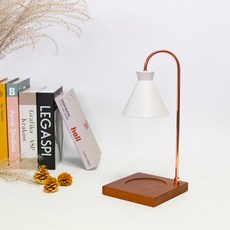 harmony CANDLE WARMER 木質加熱燭台, 白色的