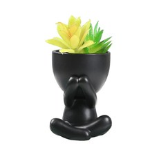 Living&Do 陶瓷造型花盆 C, 單一顏色, 1個